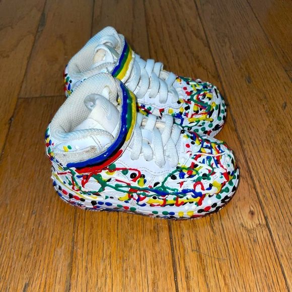 Custom Nike Air Force 1 Mid TD Shoes - Picture 2 of 3